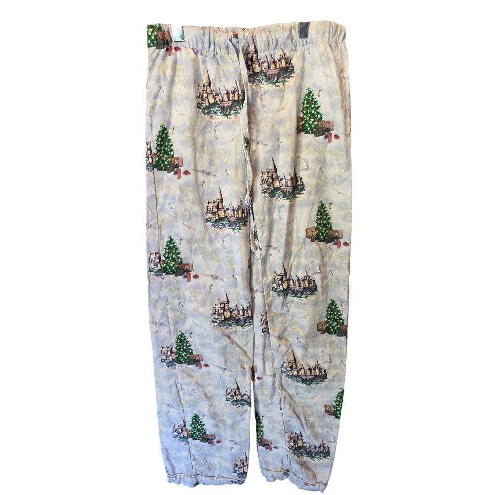 Pottery Barn‎ Teen Harry Potter Pajama Pants S Multicolor Fantasy Pull On Cotton